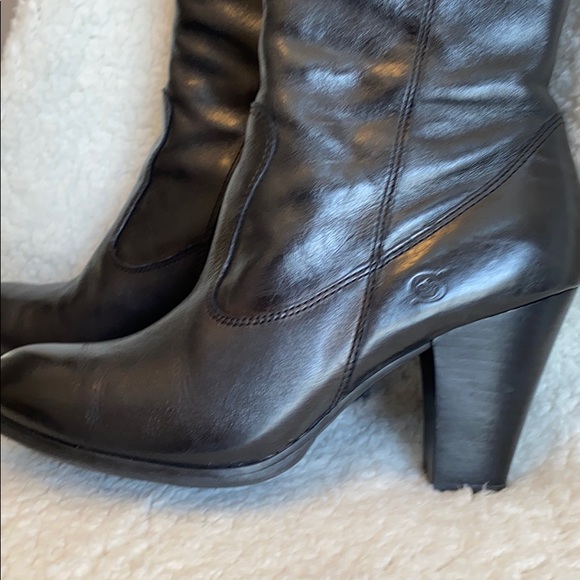 Ladies Born Leather Boots Black Sz 11M Like New! - Picture 2 of 14